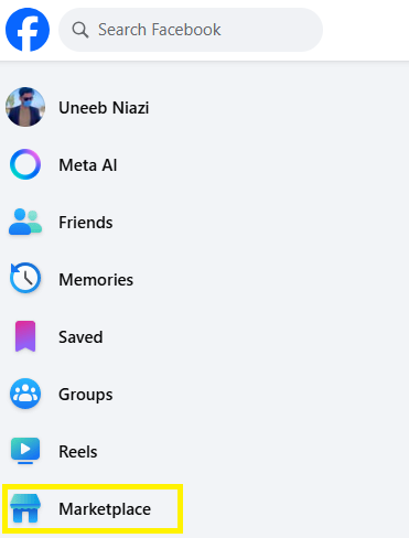 Access Facebook Marketplace