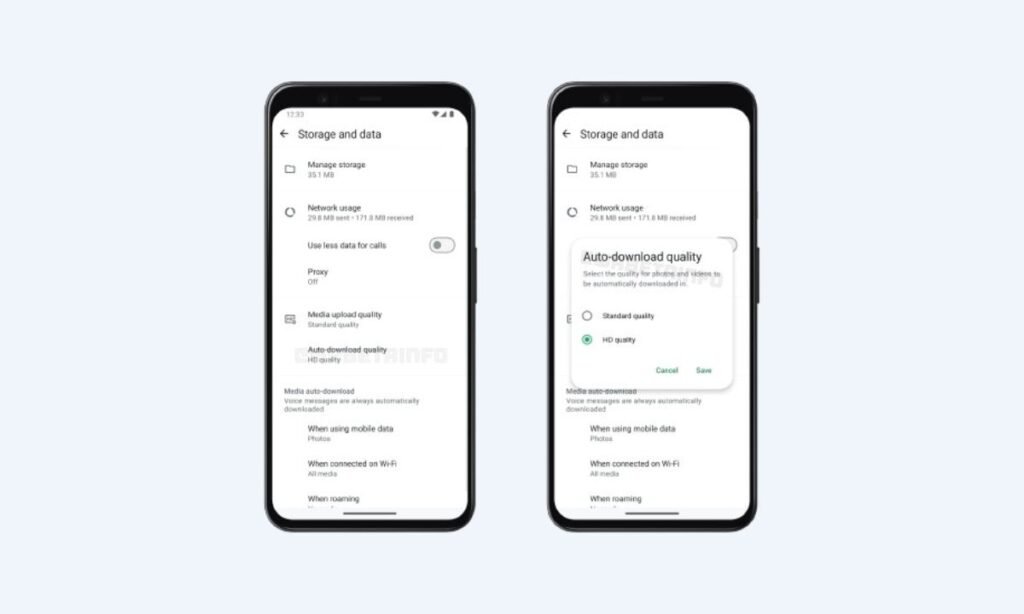 Auto-Download Quality Feature