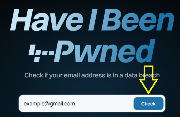 Press the Search Button at haveibeenpwned