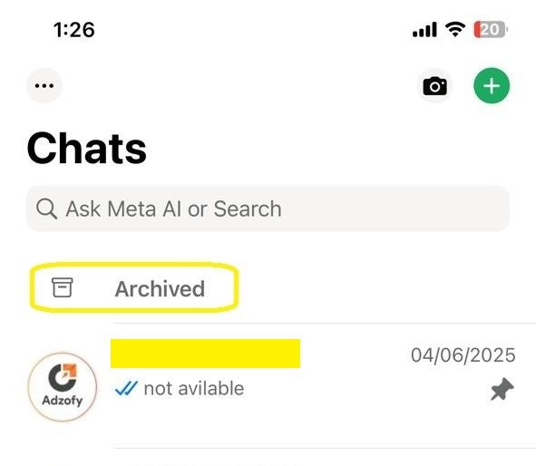 Using the Archived Section