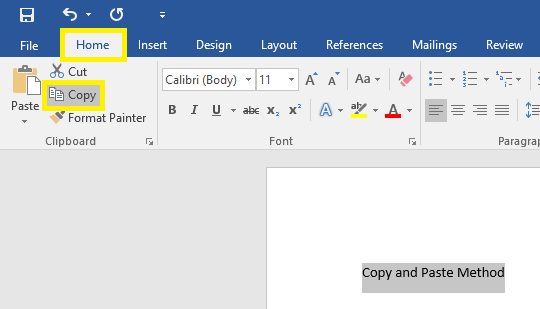 Using the Edit Menu in Programs