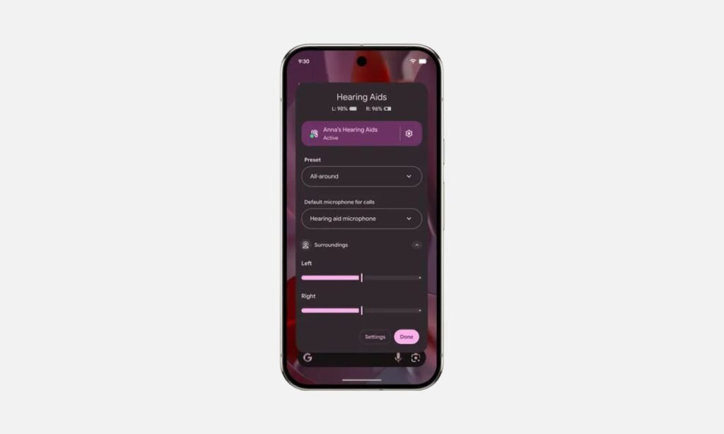 change setting for their hearing devices