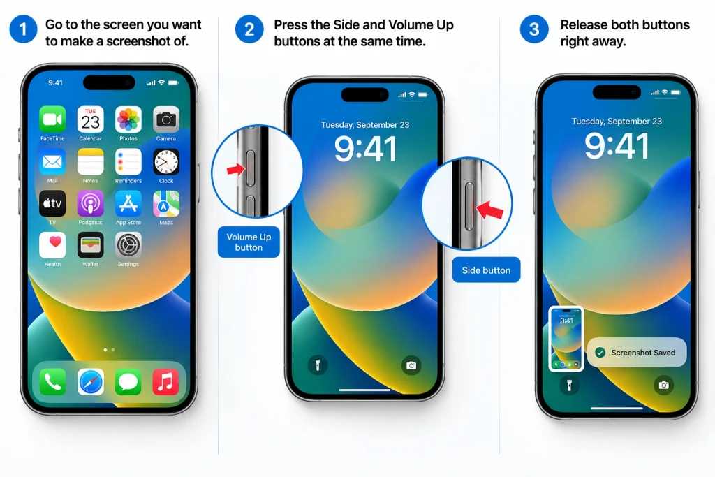 How to Screenshot on iPhone