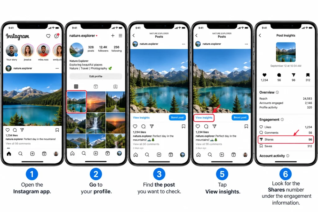 Instagram Shares Insights Tutorial