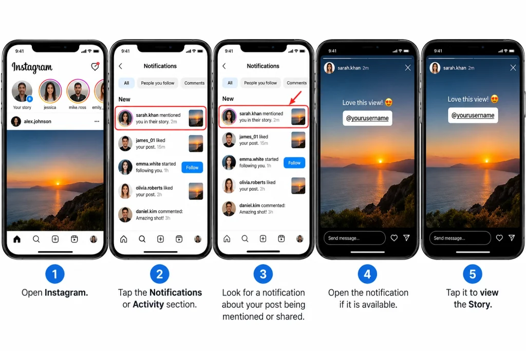 Instagram Story Mention Tutorial