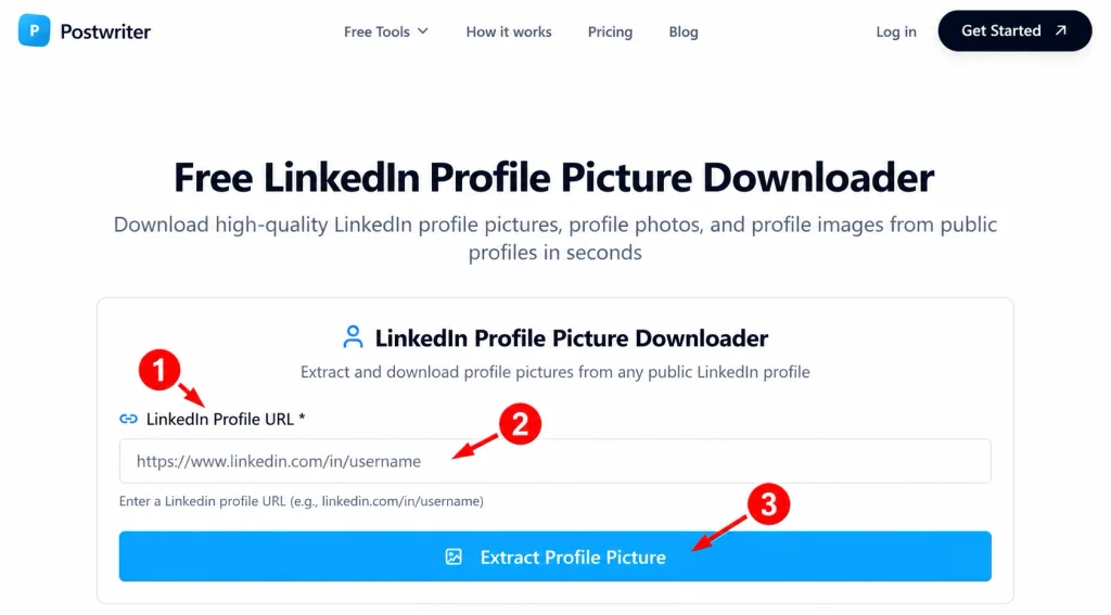 postwriter LinkedIn Downloader Tutorial