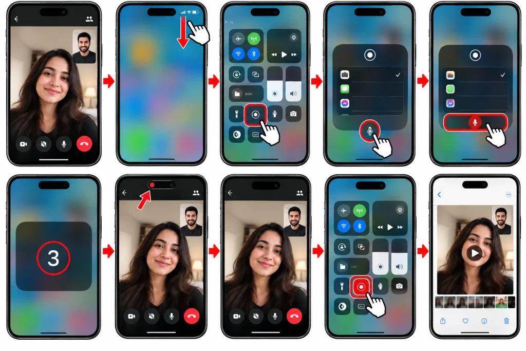 iPhone WhatsApp Screen Recording Tutorial