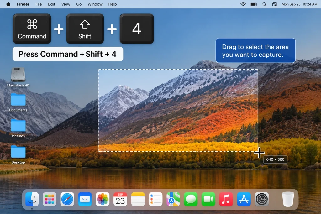 macOS Partial Screenshot Tutorial