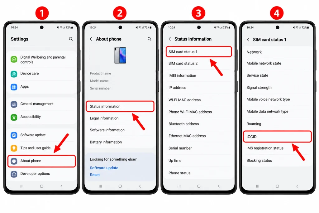 Android Settings SIM Status Guide