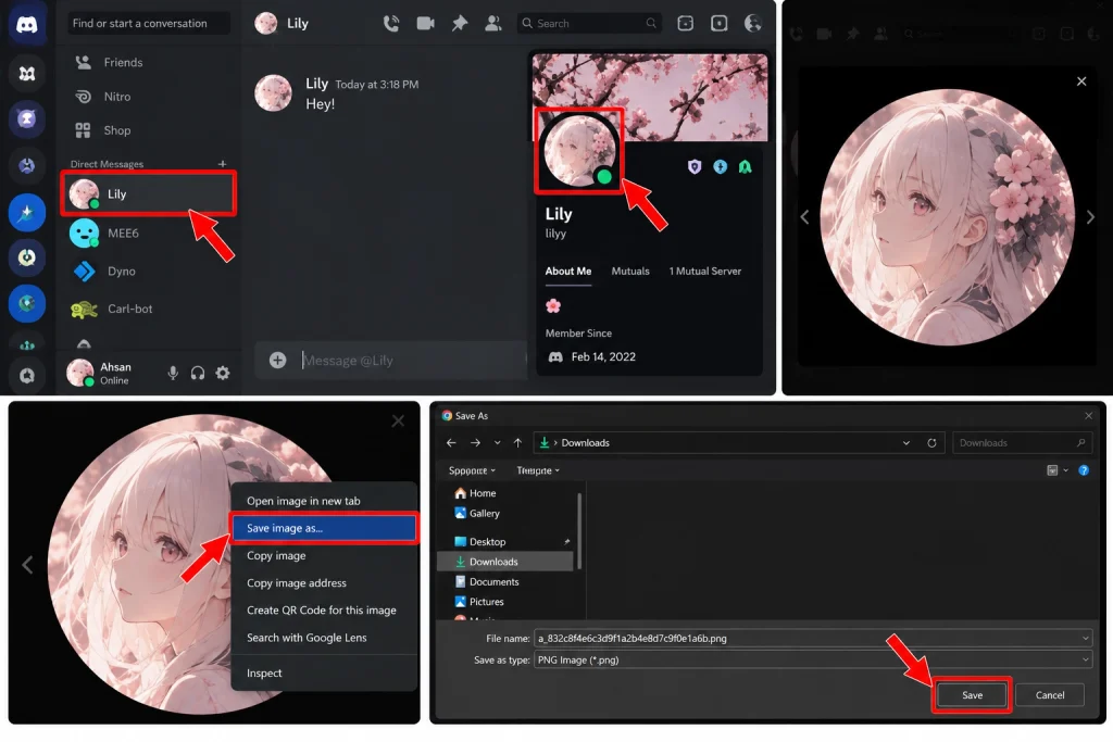 Discord Profile Picture Saving Guide