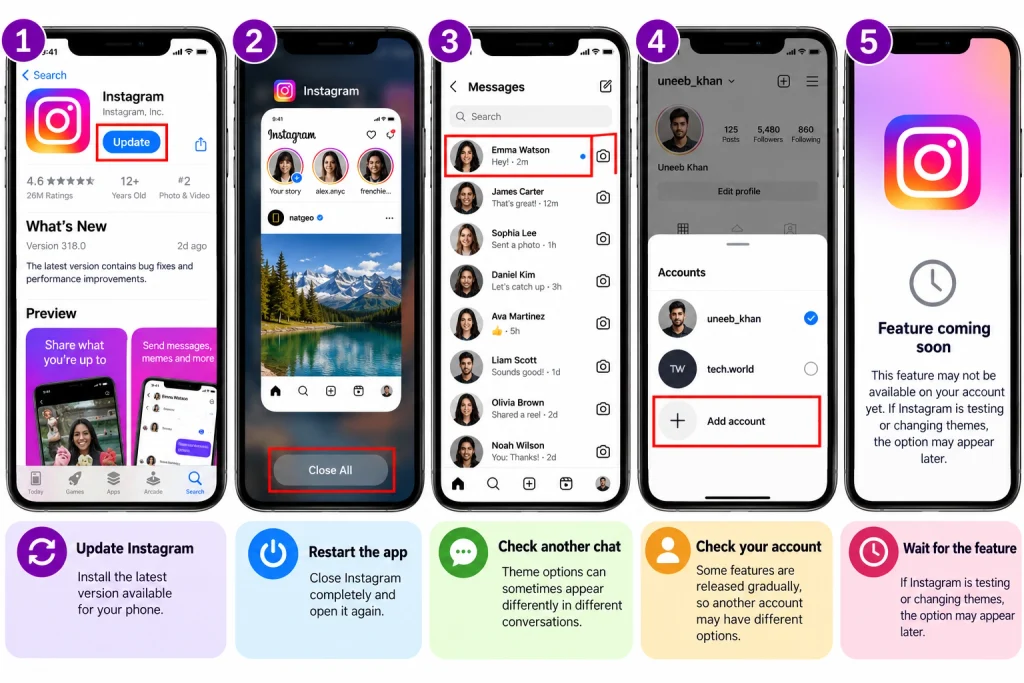 Instagram DM Purple Theme Troubleshooting Guide